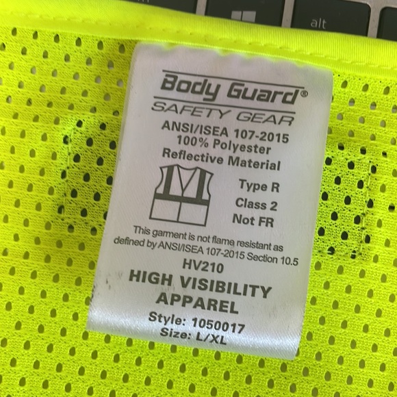 Body Guard High Visibility Vest * Safety Vest * Costume / Runners / Construction - Picture 10 of 13